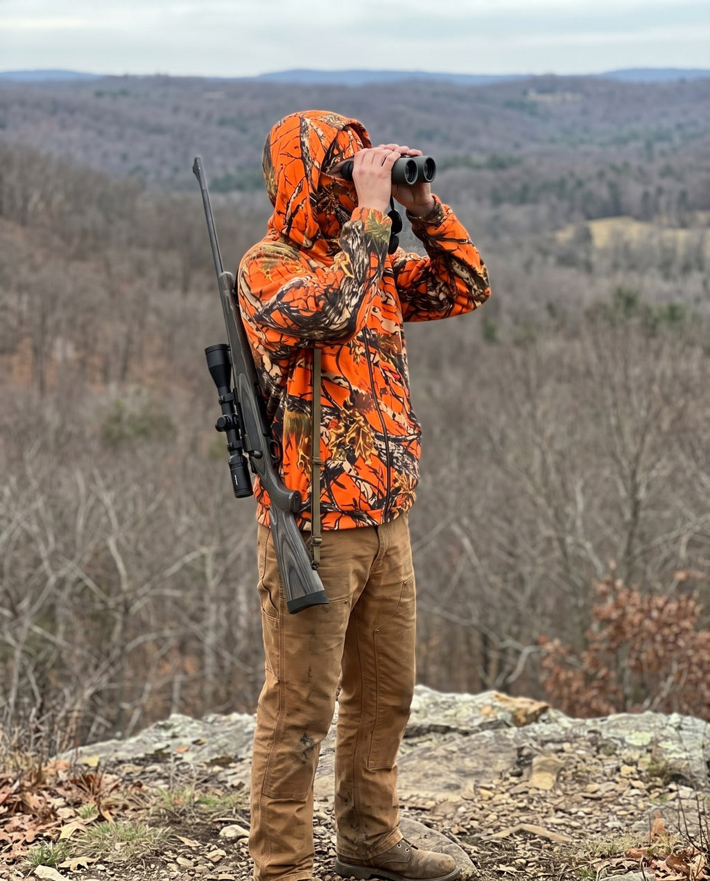 Woodland Zip Hoodies
