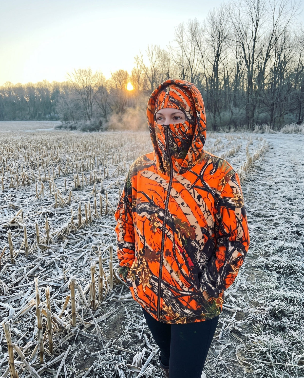 Woodland Zip Hoodies