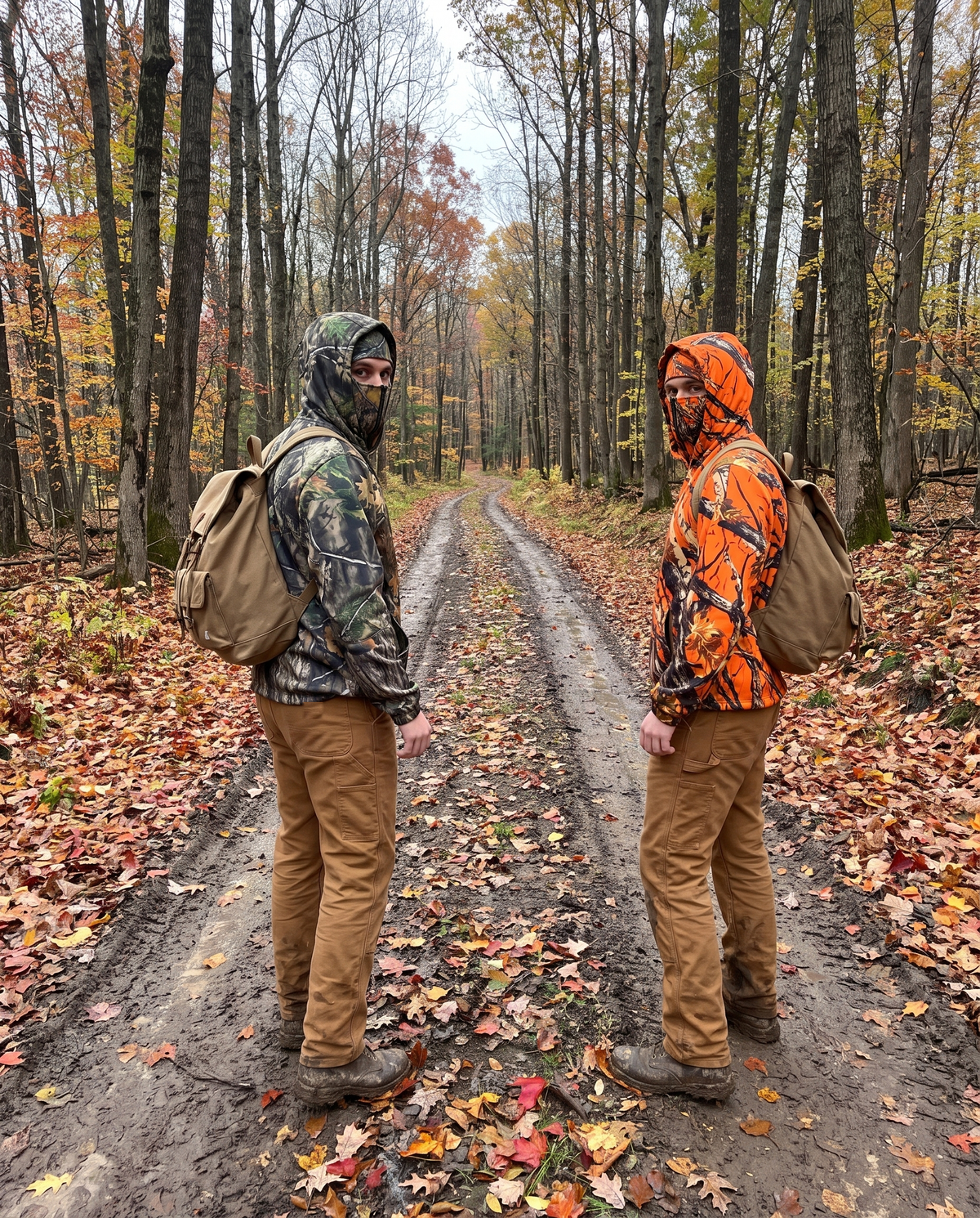 Woodland Zip Hoodies