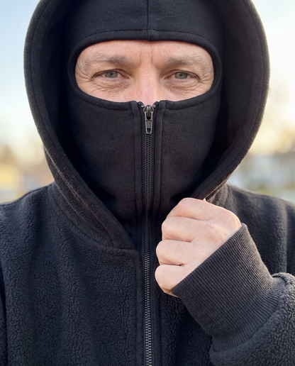 Ski Mask Zip Hoodie