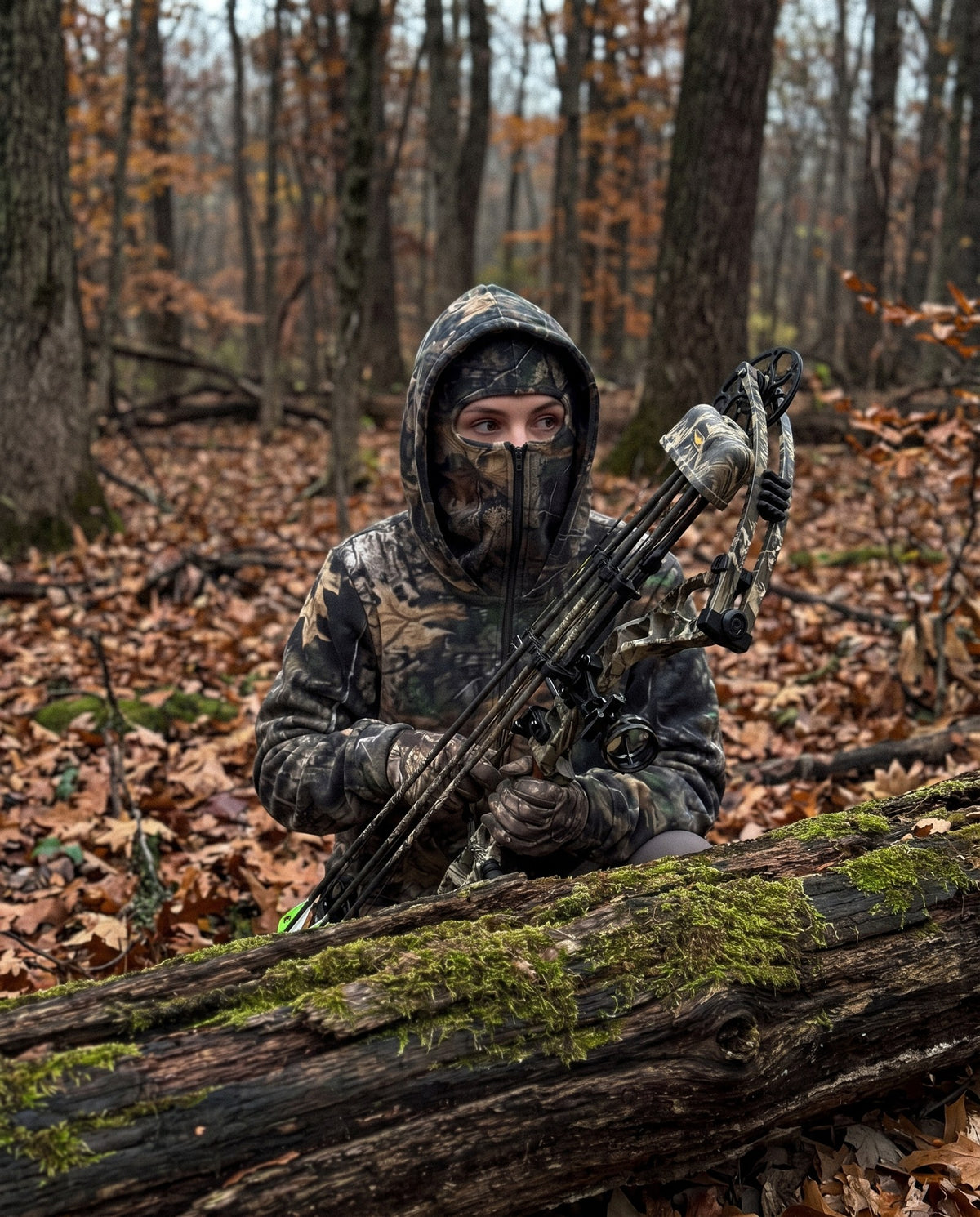 Woodland Zip Hoodies