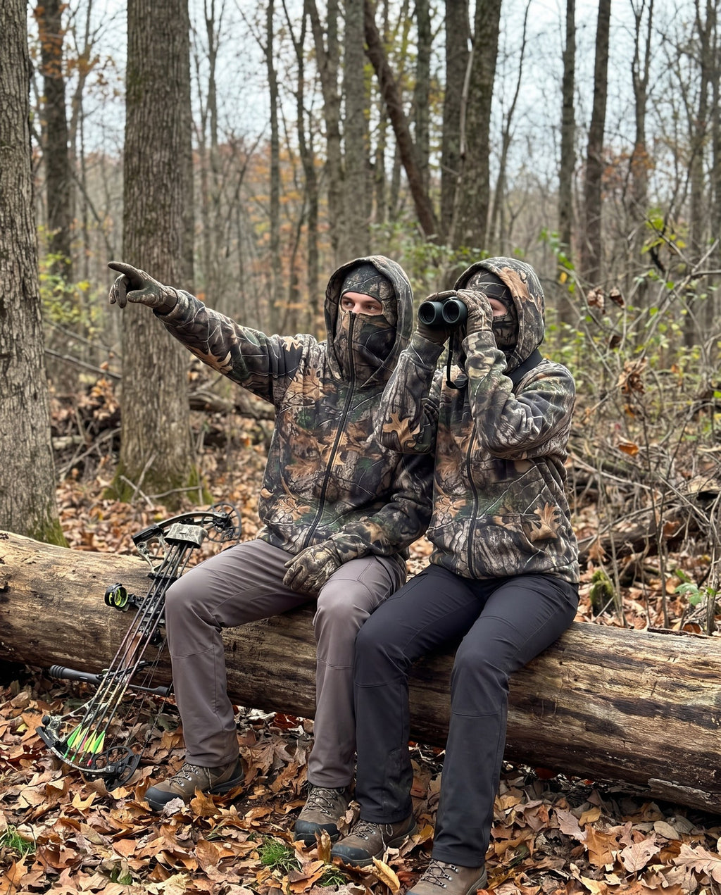 Woodland Zip Hoodies