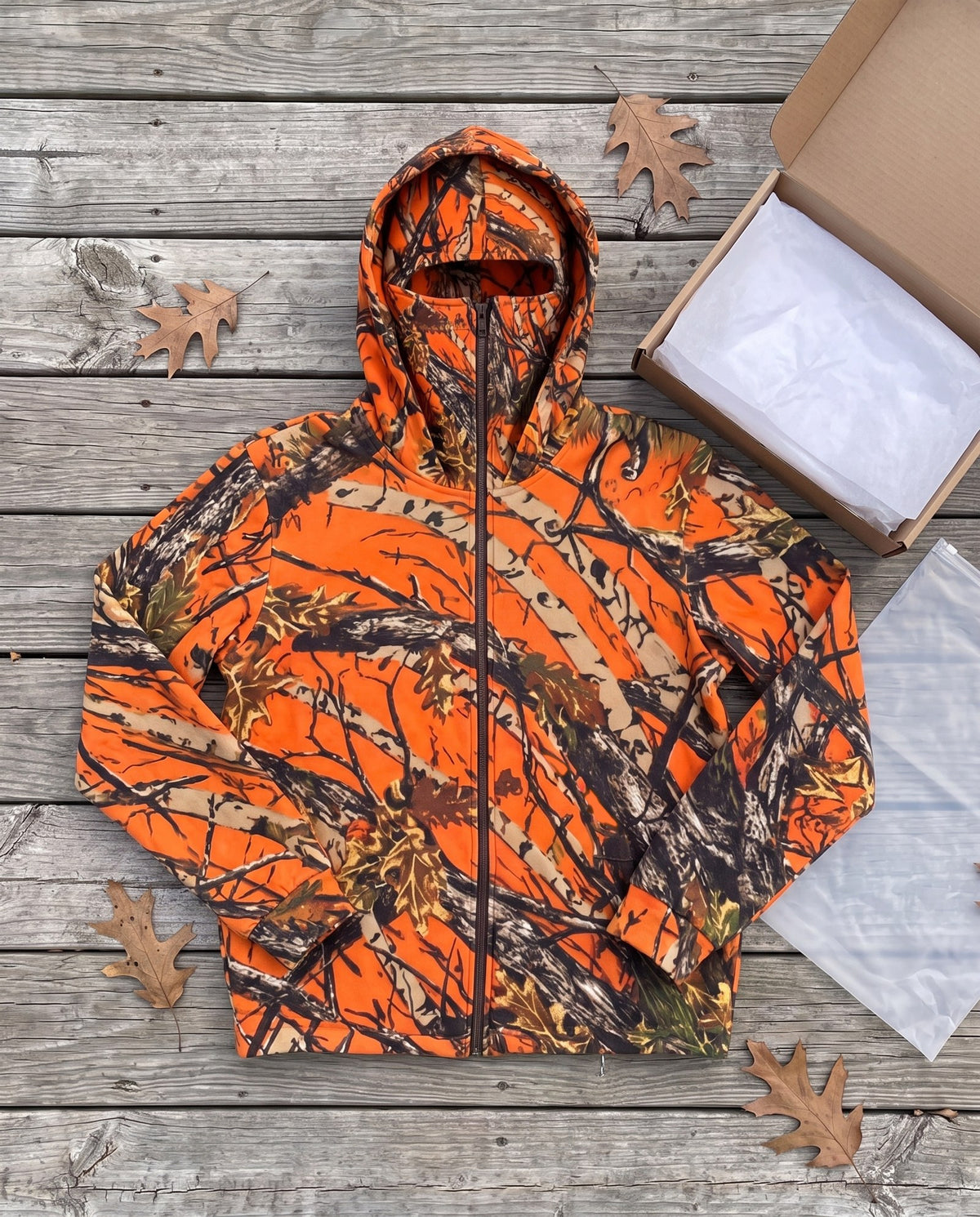 Woodland Zip Hoodies