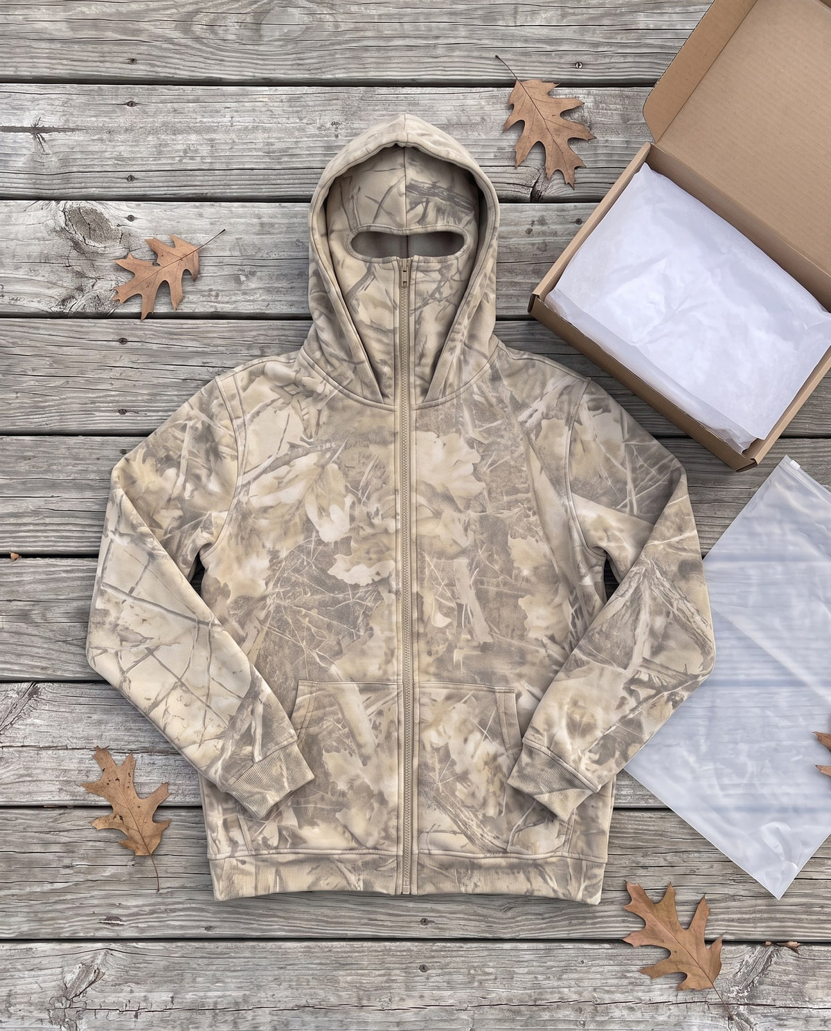 Woodland Zip Hoodies