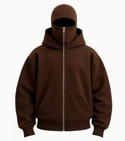 Ski Mask Zip Hoodie