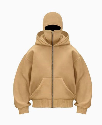 Ski Mask Zip Hoodie
